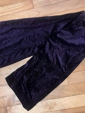 Velvet Sparkle Purple Pants